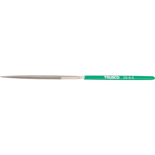 ■トラスコ中山(TRUSCO)　ダイヤモンドヤスリ　精密用　８本組　三角　GS-8-S