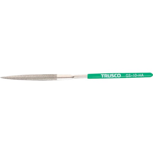 ■トラスコ中山(TRUSCO)　ダイヤモンドヤスリ　精密用　１０本組　半丸　GS-10-HA GS-10-HA