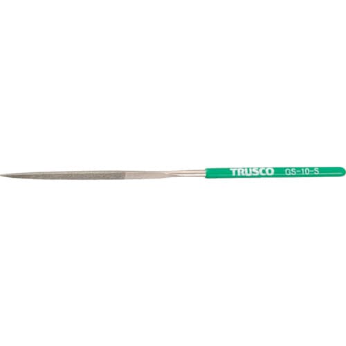 ■トラスコ中山(TRUSCO)　ダイヤモンドヤスリ　精密用　１０本組　三角　GS-10-S GS-10-S