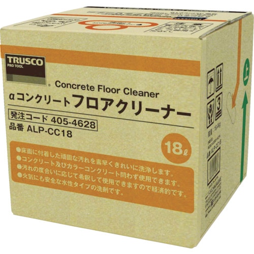 ■トラスコ中山(TRUSCO)　αコンクリートフロアクリーナー　１８Ｌ　ALP-CC18 ALP-CC18