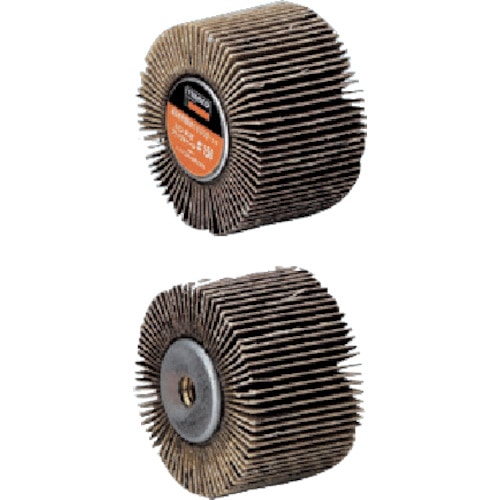 ■トラスコ中山(TRUSCO)　スピンネジ式フラップホイール　外径４０　５個入　１００♯　SF-4025　100