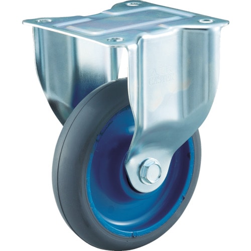 ■トラスコ中山(TRUSCO)　樹脂台車用　エアーキャスター固定Φ１２５ゴム車　TAMR-125NRB TAMR-125NRB