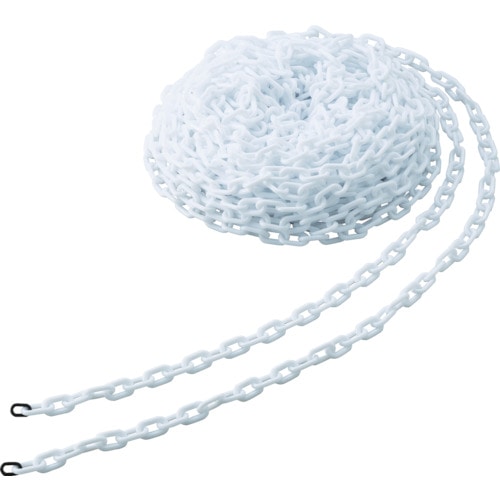 ■トラスコ中山(TRUSCO)　プラチェーン　６ＭＭＸ３０Ｍ　白　TPC-6W TPC-6W