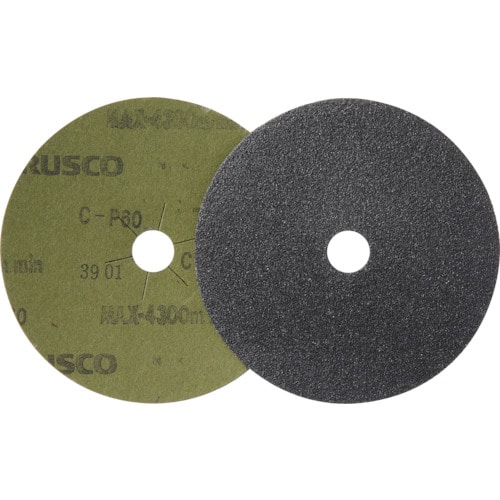 ■トラスコ中山(TRUSCO)　ディスクペーパー５型　Φ１２５Ｘ１５．９　＃６０　１０枚入　TG5-60