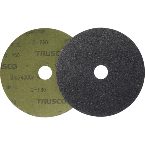 ■トラスコ中山(TRUSCO)　ディスクペーパー６型　Φ１５０Ｘ２２．２　＃６０　１０枚入　TG6-60 TG6-60