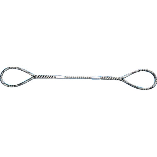 ■トラスコ中山(TRUSCO)　Ｗスリング　Ａタイプ　８ｍｍＸ６．０ｍ　GR-8S6
