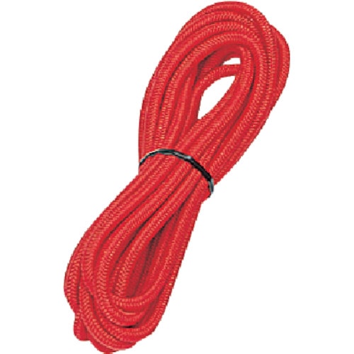 ■トラスコ中山(TRUSCO)　イージーロープ　幅７ｍｍＸ長さ１５ｍ　赤　ER715R