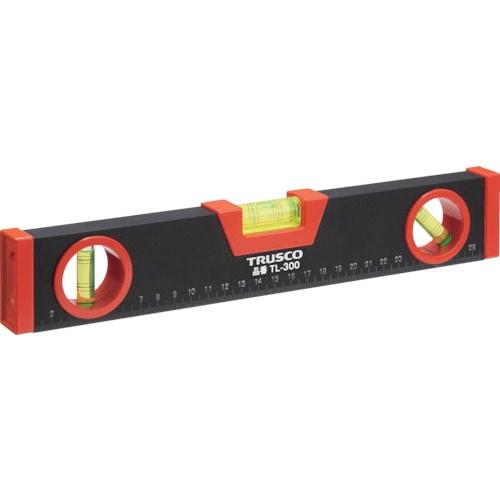 ■トラスコ中山(TRUSCO)　アルミレベル　箱型　マグネット付　３８０ｍｍ　水平・垂直・４５°  TL-380M