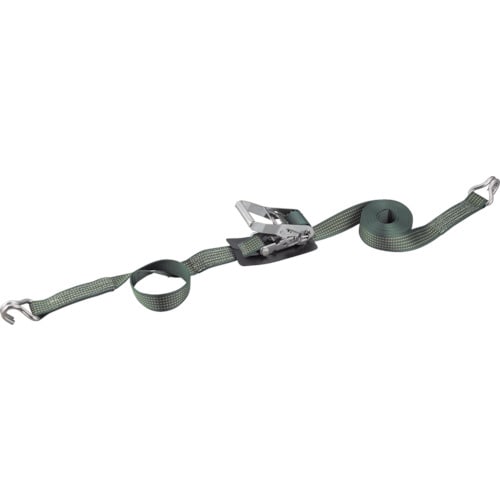■トラスコ中山(TRUSCO)　強力型ベルト荷締機　ＳＵＳ金具　５０ｍｍ幅　７００ｋｇ　Ｊフック　GX50S-700J GX50S-700J
