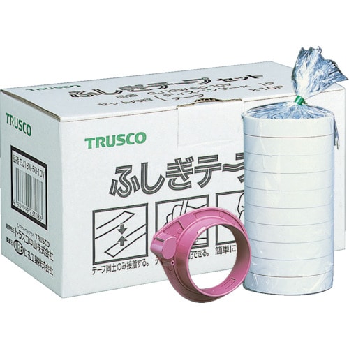 ■トラスコ中山(TRUSCO)　ふしぎテープ　幅１８ｍｍＸ長さ５０ｍ　１０巻入　GJ18W-50-10V GJ18W-50-10V