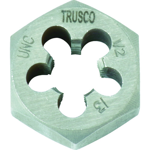 ■トラスコ中山(TRUSCO)　六角サラエナットダイス　ＵＮＣ１／２‐１３  TD6-1/2UNC13