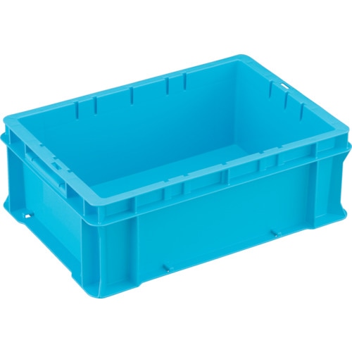 ■トラスコ中山(TRUSCO)　Ｆ型エコキャップ再生コンテナ　１２Ｌ　ライトブルー　F-2EC-LB F-2EC-LB