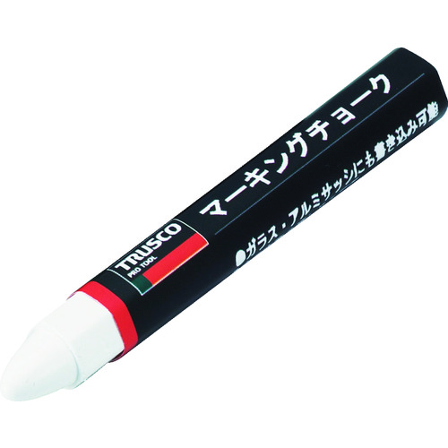 ■トラスコ中山(TRUSCO)　マーキングチョーク　白  TMC-19  W(ﾎﾜｲﾄ)(3ﾎﾝｲﾘ) TMC-19 W(ﾎﾜｲﾄ)(3ﾎﾝｲﾘ)