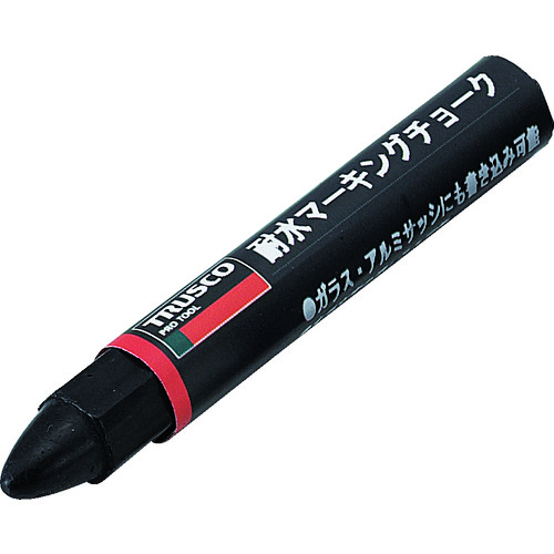 ■トラスコ中山(TRUSCO)　耐水マーキングチョーク　黒　TMC-19T　BK TMC-19T　BK