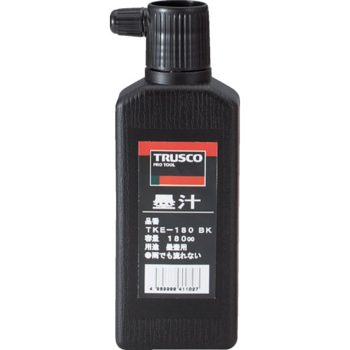 ■トラスコ中山(TRUSCO)　墨汁　１８０ｃｃ　黒  TKE-180  BK TKE-180 BK