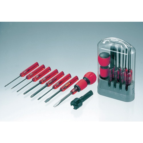 ■トラスコ中山(TRUSCO)　電工グリップ８本組ドライバーセット  TDD-8S TDD-8S