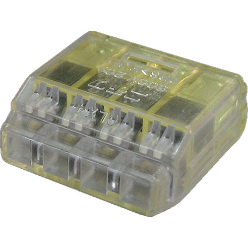 ■トラスコ中山(TRUSCO)　差込形電線コネクタ極数４　T-QL-4 T-QL-4