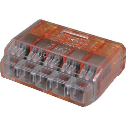 ■トラスコ中山(TRUSCO)　差込形電線コネクタ極数５　T-QL-5 T-QL-5