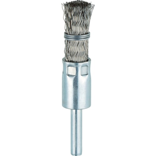 ■トラスコ中山(TRUSCO)　筒型ブラシΦ１５Ｘ軸６　ＳＵＳ　０．３　くくりタイプ　TEB-15SUS TEB-15SUS