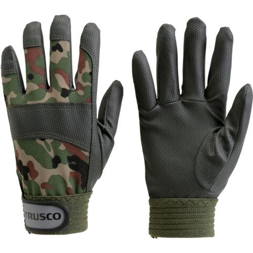 ■トラスコ中山(TRUSCO)　ＰＵ手袋　迷彩　Ｍ　TPU-CMF-M TPU-CMF-M