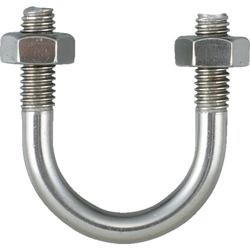 ■トラスコ中山(TRUSCO)　ＰＣ管用Ｕボルト　ＳＵＳ３０４　呼び径２５Ａ　ねじ径Ｗ３／８  TPCU-BT25A-S  (25A) TPCU-BT25A-S (25A)