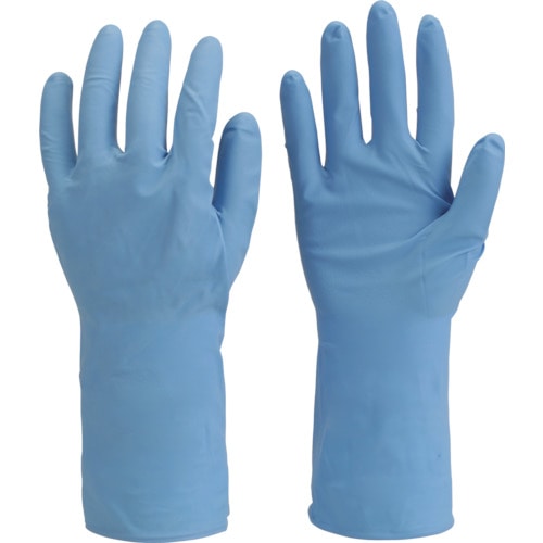 ■トラスコ中山(TRUSCO)　耐油耐溶剤ニトリル薄手手袋（１０双組）Ｍサイズ　DPM2363-10P DPM2363-10P
