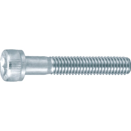 ■トラスコ中山(TRUSCO)　六角穴付ボルト三価　白　半ネジ　サイズＭ１０Ｘ５０　４本入  B730-1050