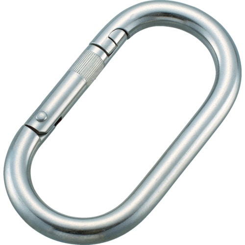 ■トラスコ中山(TRUSCO)　ステンレス　カラビナ（環付）　１０ｍｍ  TKB-2
