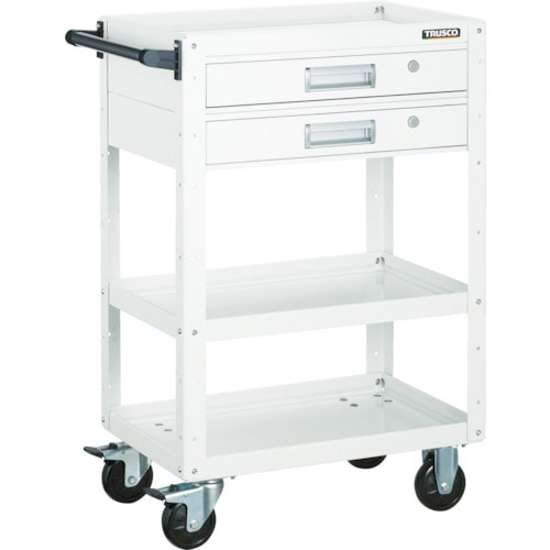 ■トラスコ中山(TRUSCO)　イーグルワゴン　７５０Ｘ５００ＸＨ８８０　引出付　ＹＧ色EGW973V2YG