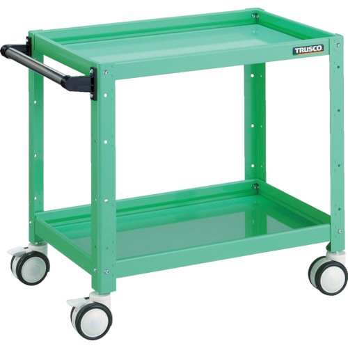 ■トラスコ中山(TRUSCO)　バーディワゴン　６００Ｘ４００　ウレタン双輪　ＹＧ色BDW662DYG BDW662DYG