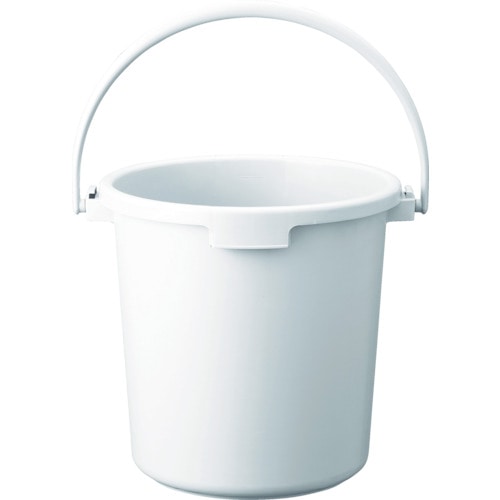 ■トラスコ中山(TRUSCO)　ＰＰカラーバケツ　２２Ｌ　白　TPPB-22-W TPPB-22-W