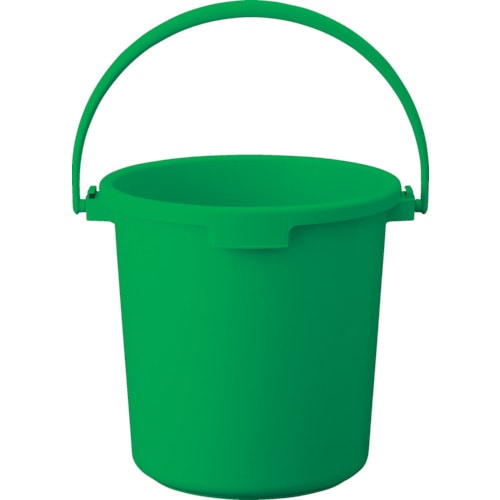 ■トラスコ中山(TRUSCO)　ＰＰカラーバケツ　２２Ｌ　緑　TPPB-22-GN