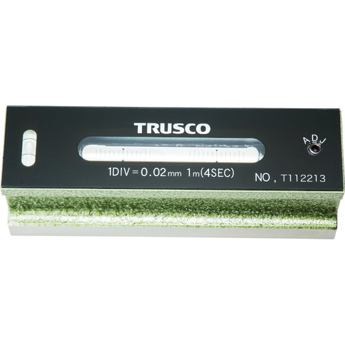 ■トラスコ中山(TRUSCO)　平形精密水準器　Ｂ級　寸法１５０　感度０．０２　TFL-B1502 TFL-B1502