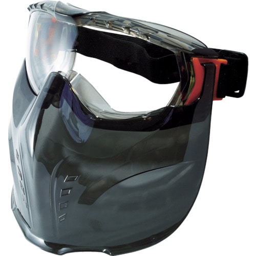 ■トラスコ中山(TRUSCO)　セーフティゴーグル　バイザー付　密閉タイプ　TSG-501MV TSG-501MV