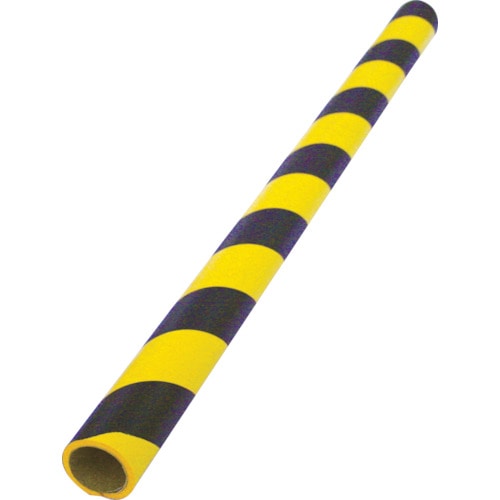 ■トラスコ中山(TRUSCO)　安心クッション　丸型２７ｍｍＸ９００ｍｍ　トラ柄　黄／黒　TAC-370MYB TAC-370MYB