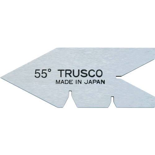 ■トラスコ中山(TRUSCO)　センターゲージ　焼入品　測定範囲５５°　55-Y