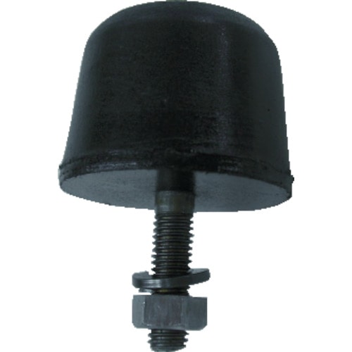 ■トラスコ中山(TRUSCO)　ゴムストッパー　外径９０ｍｍ　高さ７５ｍｍ　ボルト径１２  EH-90