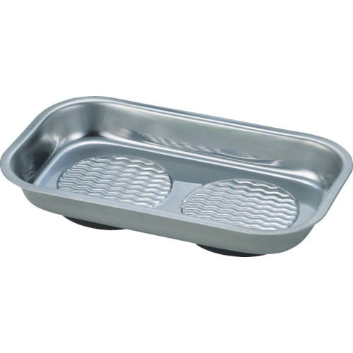 ■トラスコ中山(TRUSCO)　角形マグネットトレー　波型底　２４０Ｘ１４２ＸＨ４２　TFMT-240W TFMT-240W
