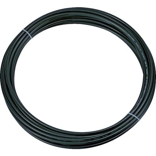■トラスコ中山(TRUSCO)　ポリウレタンチューブ　４Ｘ２．５ｍｍ　１０ｍ巻　ブラック　TEN-4X2.5-10　BK TEN-4X2.5-10　BK
