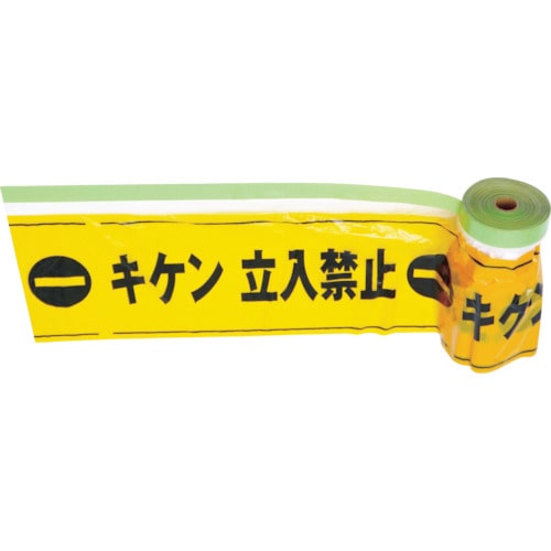 ■トラスコ中山(TRUSCO)　安全標示フィルム付き粘着テープ　キケン立入禁止　THMT2 THMT2