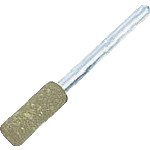 ■トラスコ中山(TRUSCO)　高切削ゴム軸付砥石　Φ６Ｘ幅１５Ｘ軸３　＃８０　１０本入　GY806C GY806C