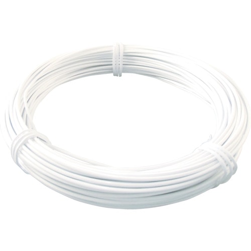 ■トラスコ中山(TRUSCO)　カラー針金　ビニール被覆タイプ　２．０ｍｍＸ２５ｍ　白　TCWM20W TCWM20W
