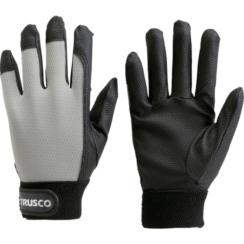 ■トラスコ中山(TRUSCO)　ＰＵ厚手手袋　Ｍサイズ　グレー　TPUG-G-M TPUG-G-M
