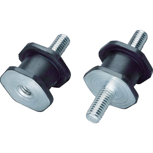 ■トラスコ中山(TRUSCO)　六角防振ゴム両ボルト　許容荷重２４Ｎ　TOH1216D TOH1216D
