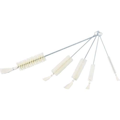■トラスコ中山(TRUSCO)　理化学ブラシ　注射器用　山羊毛　スチール柄１０ｃｃ用　TBSS10J TBSS10J