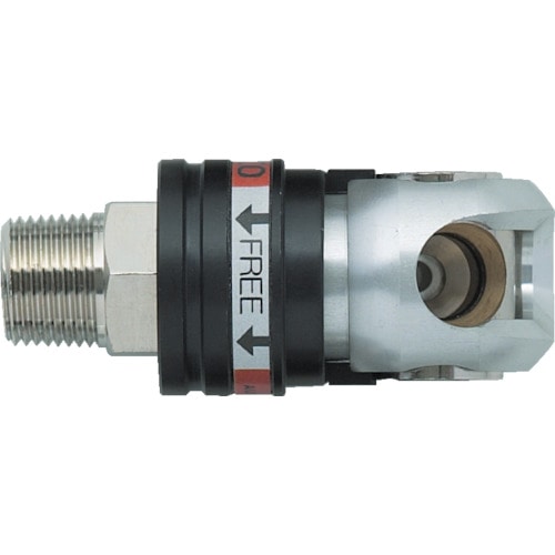 ■トラスコ中山(TRUSCO)　オートロックスィングカップリング　オネジ　Ｒ１／４　TSC-22SM TSC-22SM