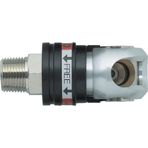 ■トラスコ中山(TRUSCO)　オートロックスィングカップリング　オネジ　Ｒ３／８　TSC-23SM TSC-23SM