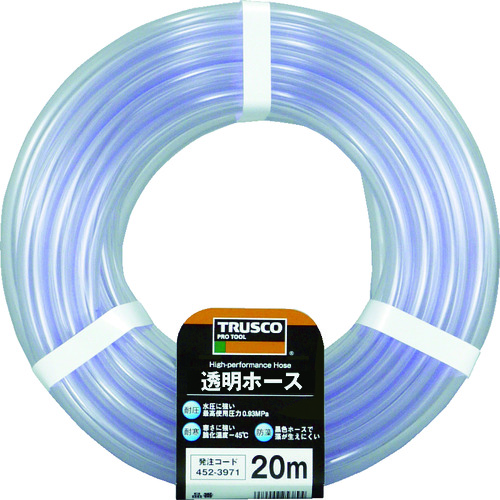 ■トラスコ中山(TRUSCO)　透明ホース１０×１２　２０ｍカット　TTM1012C20 TTM1012C20