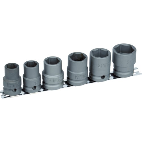 ■トラスコ中山(TRUSCO)　インパクト用ソケット６個組セット　差込角１２．７ｍｍ　T45SET T45SET