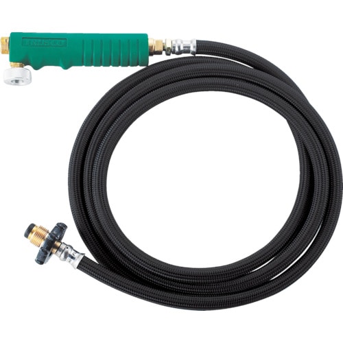 ■トラスコ中山(TRUSCO)　プロパンバーナー用ホース　３Ｍ　バルブ付　TB-H3MB TB-H3MB